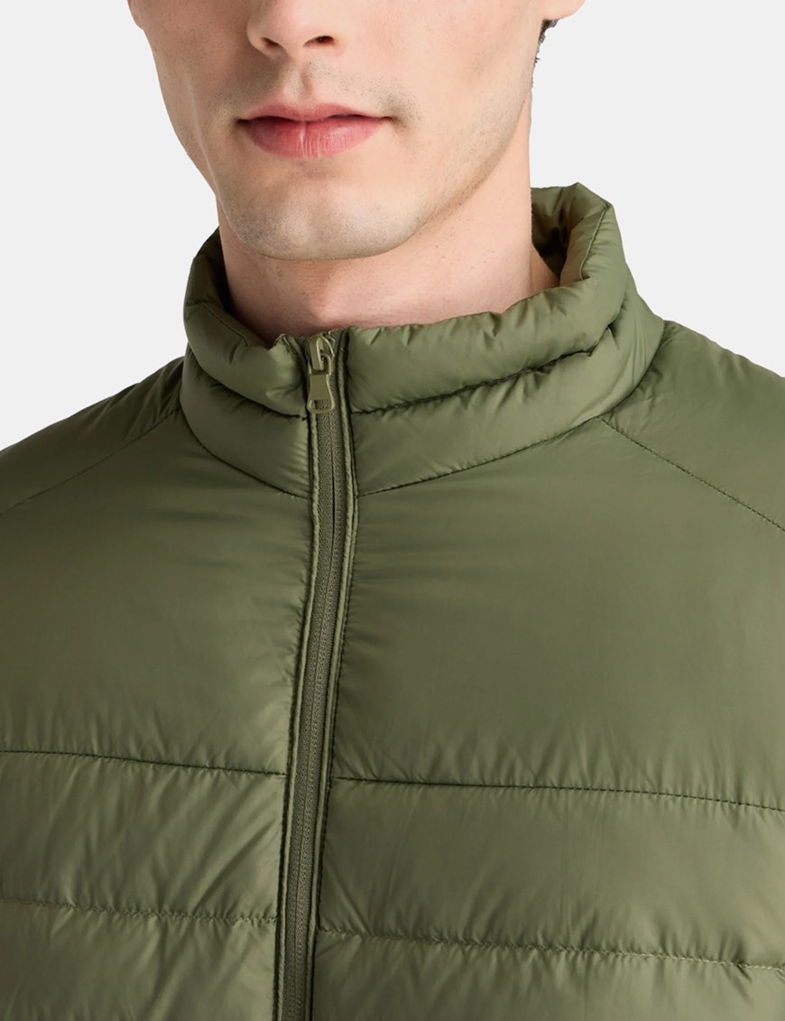 Lalight quilted straight lightweight down jacket