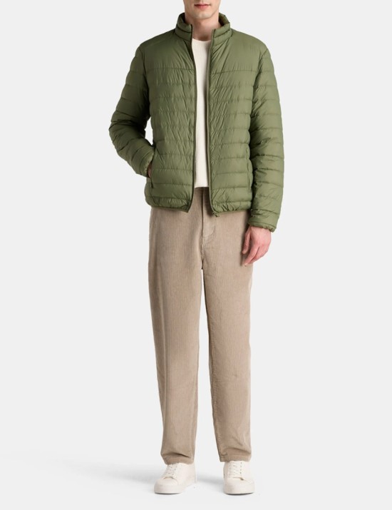 Lalight quilted straight lightweight down jacket