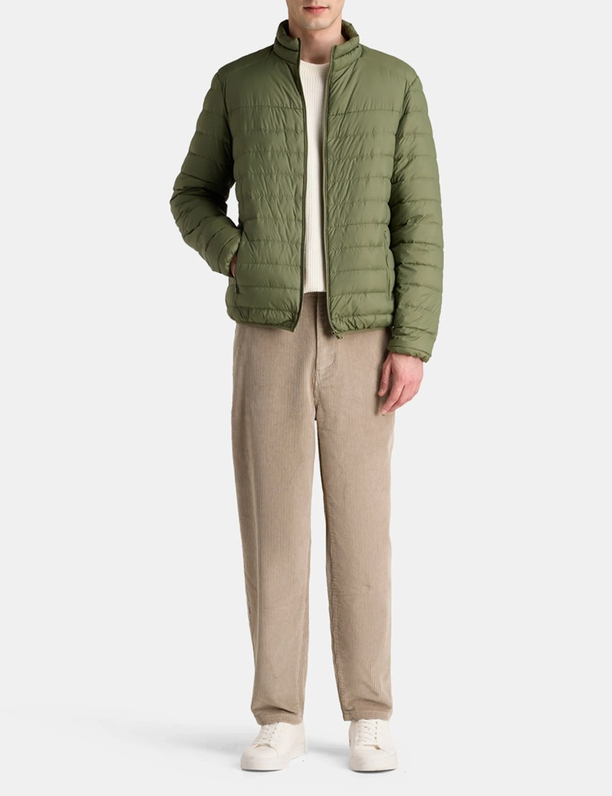 Lalight quilted straight lightweight down jacket